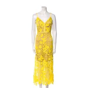 Catherine deane lace pattern long dress xs